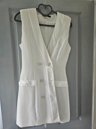 Womens white zara dress size - white,