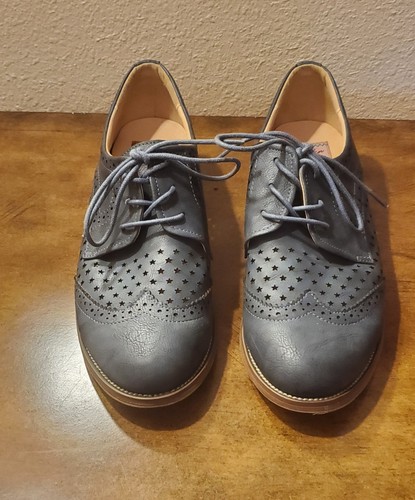 Pinup couture blue gray oxford - couture, blue/gray