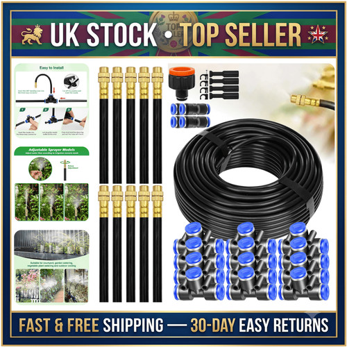 Patio misting cooling system - patio,