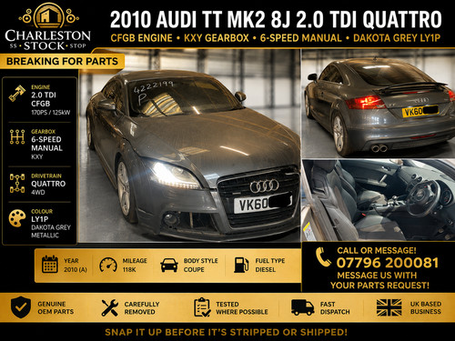 Breaking 2010 audi mk2 - audi, tt