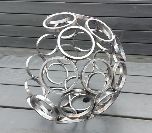 Steel ring sphere - ring, ball