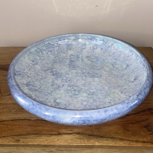 Art deco mottled blue - mottled,