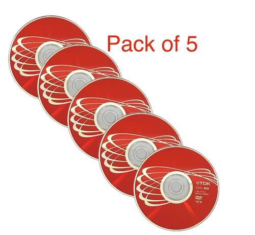 Tdk blank dvd discs - tdk, dvd-rw