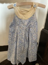 Designer Boutique Darcy Brown London Blue Dress Age 4 Years