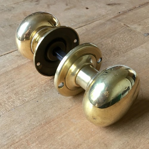 Brass cottage door knobs - cottage,