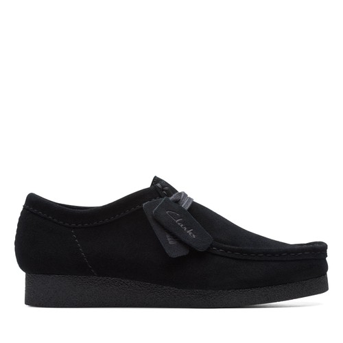 Clarks mens wallabee evo - clarks, black