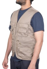 Men Multi Pockets Vest Utility
