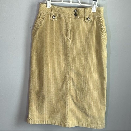 Sears tan midi - midi, corduroy