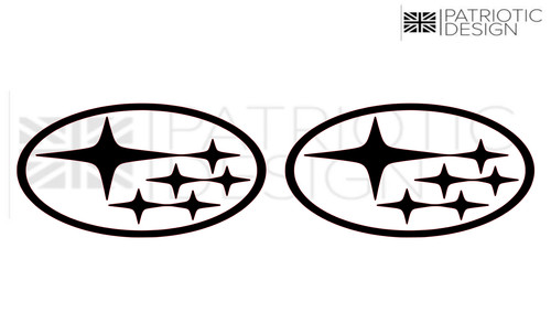 Subaru logo car - 2x,