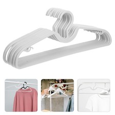  10 Pcs Short Neck Hanger Hangers for Closet Clothes Storage Holder