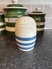Kleen Kitchen Ware Vintage Cornish Blue Flour Shaker