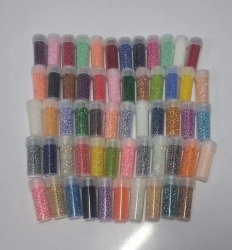 Job lot beaded tubes - , seed