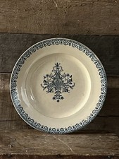 Antique French Transferware Raised Plate