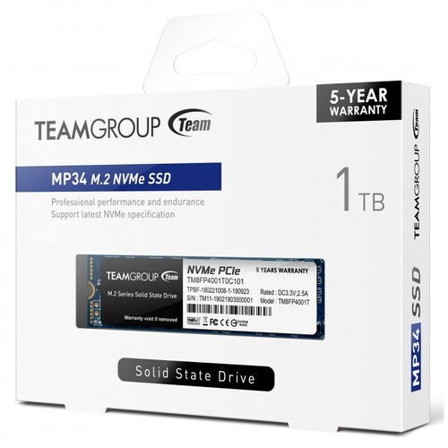 Teamgroup mp34 1tb nvme pcie - 1tb,