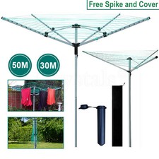 3/4 Arm Rotary Airer Outdoor
