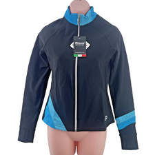 Thuono Rainbow III Women’s Ice Skating Jacket, Size L, Black/Turquoise, RRP €85