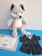 Build bear silver fox smart - bear,