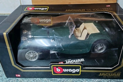 Burago jaguar ss100 - burago, 1/18