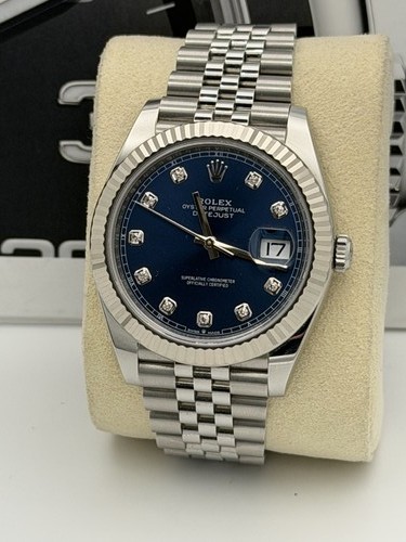Rolex datejust 4mm 126334 - 126334, blue