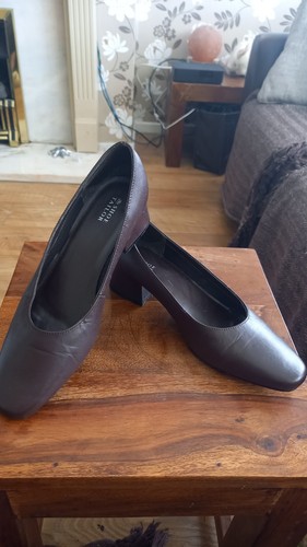 Ladies shoe tailor brown - shoe,