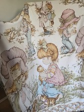 Holly Hobbie 1980s Duvet Cover Bedding Girl Print Single Vintage Bed Spread
