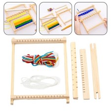 DIY Wool Knitting Machine for Kids Educational Wooden Play House Craft Kit