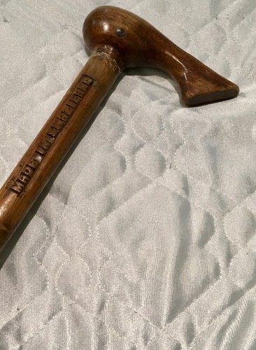 Vintage african walking stick - walking,