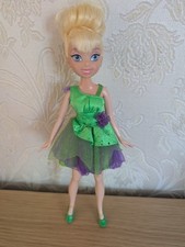 Disney Jakks Tinkerbell 2010 Fashion Fairy Doll With Shoes Missing Wings 
