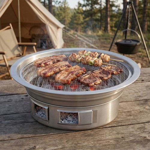 Korean charcoal grill - korean,