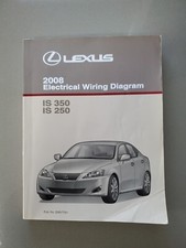 2008 Lexus IS250 IS350 ELECTRICAL WIRING DIAGRAM service manual EM07T0U USED