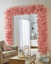 8ft Pink Rosewood Double Tree Arch Unlit Christmas Wedding Decoration