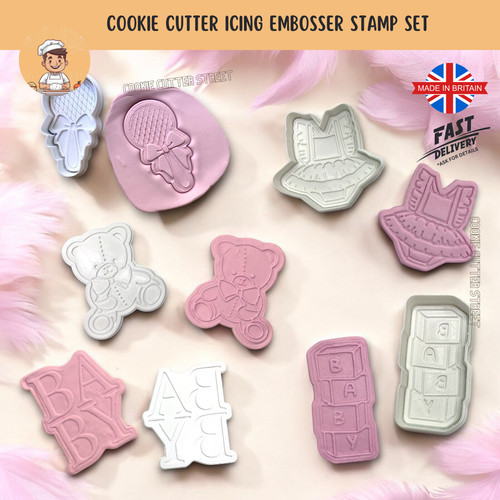 Cute baby shower - shower, cookie