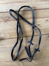 54” Black Rubber grip Reins