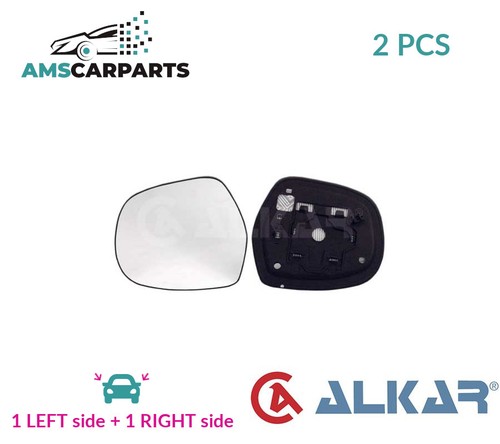 Rear view mirror glass - glass, pair