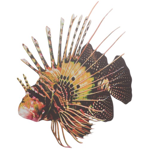 Assorted color iron fish wall - fish,