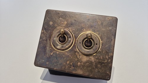 Vintage antique brass light - vintage,