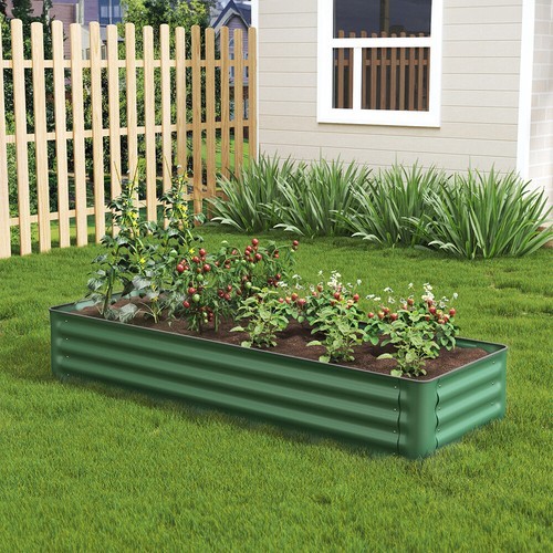 Garden metal raised vegetable - metal,