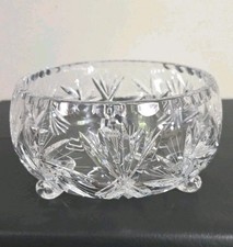 Vintage Crystal Footed Bowl