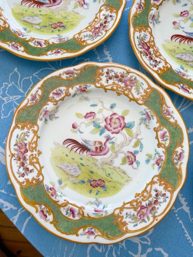 Antique set 6 green - of,