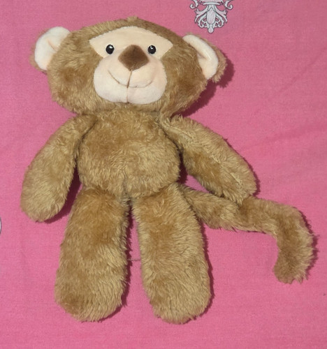 Cute monkey teddy bear plush - cute,