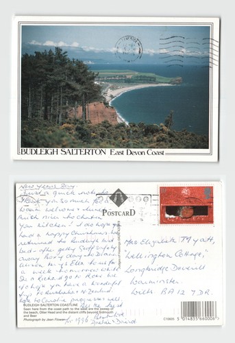 Postcard budleigh salterton - -,