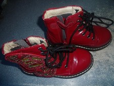 Lelli Kelly Red Leather Boots
