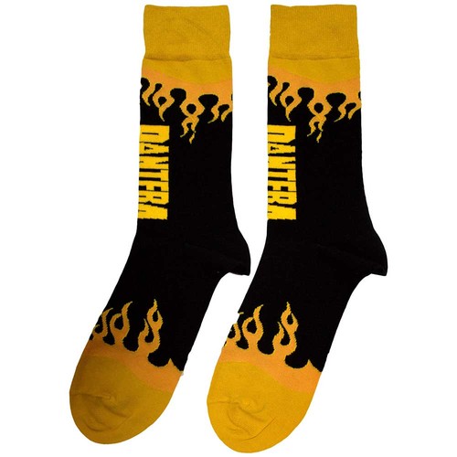Pantera flame band logo ankle - pantera,