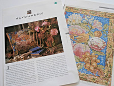 Ehrman tapestry needlepoint  chart SAVONNERIE  **read description