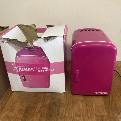 Pretty pink mini fridge - mini,