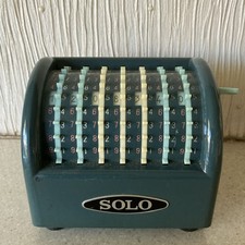 Solo Mini Calculator Handy Adding Machine Vintage, Made in Japan