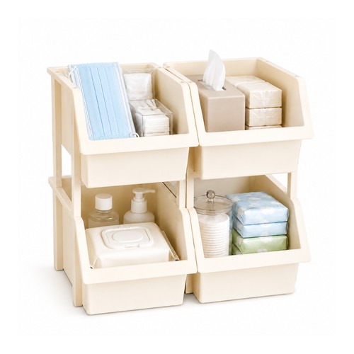 Pack stackable open storage - pack,