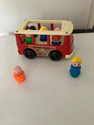 Vintage fisher price - fisher, bus