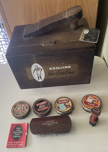 Vintage esquire shoe care - shoe,