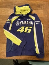 Yamaha Factory Racing Official VR46 Valentino Rossi Full Zip Hoodie Ex. Used